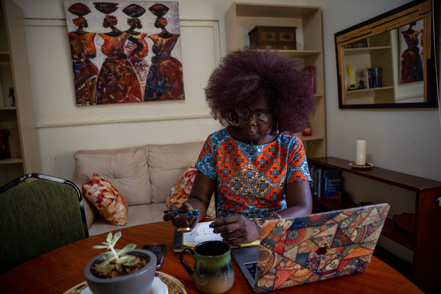 Ashanut Okille at work